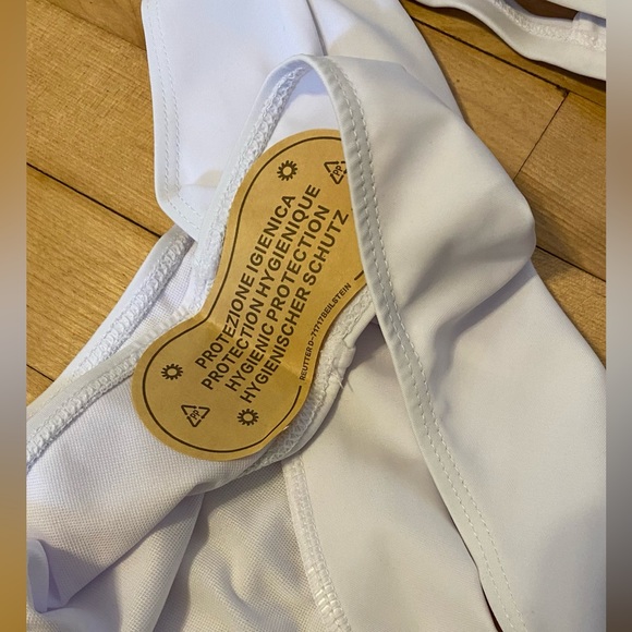 NWT High Waisted White Bikini - Picture 3 of 4